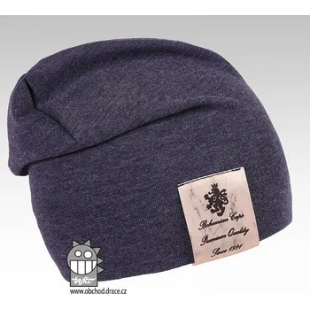 Čepice Bavlněná čepice Dráče - Pastels 12, jeans Barva: Modrá, Velikost: 54-56