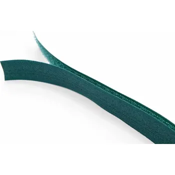 Zip Našívací suchý zip - tmavá zelená - šířka 2 cm