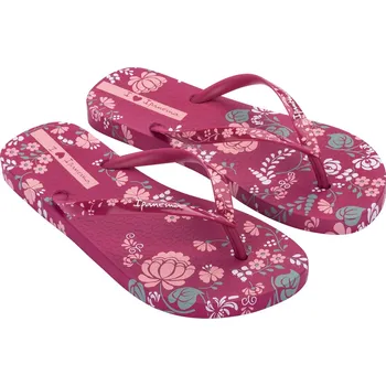 Dámské žabky Ipanema Flower Bomb 26890-AE073 Dámské žabky bordó 38