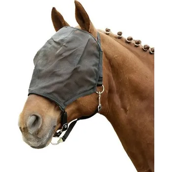 HKM Ohlávka s maskou proti hmyzu HKM, černá FULL