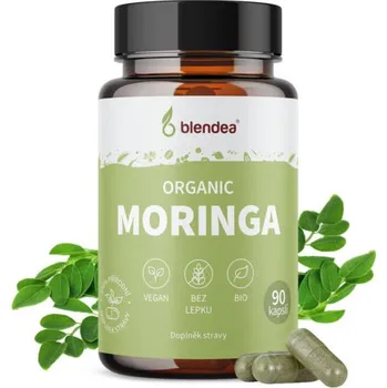Přírodní produkt Blendea Organic Moringa BIO 450 mg 90 cps.