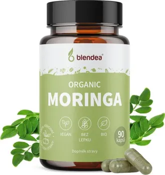 Přírodní produkt Blendea Organic Moringa BIO 450 mg 90 cps.