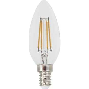Žárovka ACA Lighting LED FILAMENT E14 STEP-DIM C35 4W 2700K 230V AC 570lm RA80 FLAM4WWSD