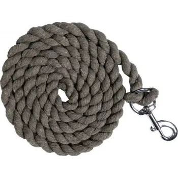 Jezdectví HKM Vodítko Cotton HKM, 1,8 m, olive green
