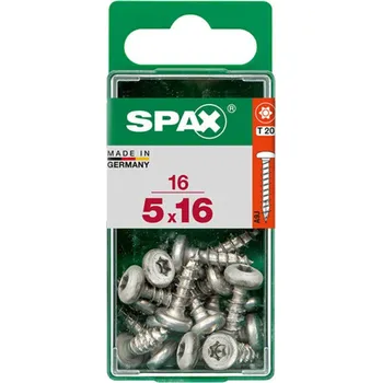 Vrut SPAX Vrut 5x16, půlkulatá hlava, T-STAR plus, WIROX, 16 ks (S)