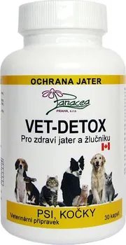 Vet-Detox Pro zdraví jater a žlučníku 30 cps.