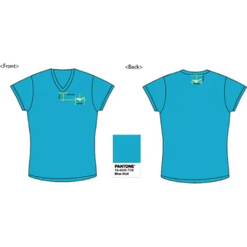 Dámské sportovní tričko Mizuno DryliteTeeWomen's/BlueAtoll/White Velikost: XS