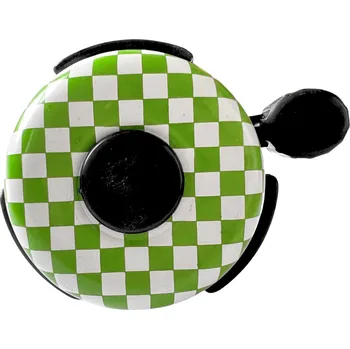 Zvonek na kolo WERK Zvonek na kolo/koloběžku - šachovnice Vyber barvu :: Zelená