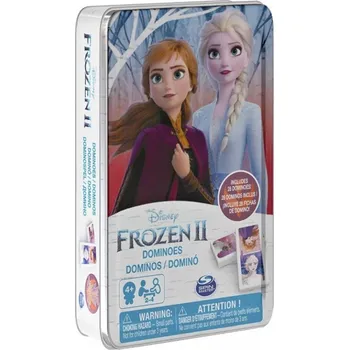 Společenská hra Domino v plechové krabičce Frozen 2 - Ledové Království