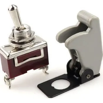 Kryt výklopný na páčkový vypínač šedý