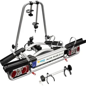 Nosič kol Wjenzek Nosič kol na tažné zařízení ALFA PLUS 2 + 1 (pro 3 kola) 13 PIN zástrčka