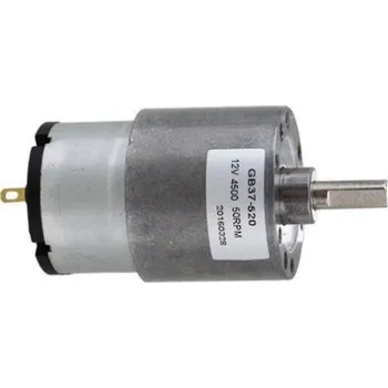 Síťový kabel Motorek GB37 12V s převodovkou, 15RPM