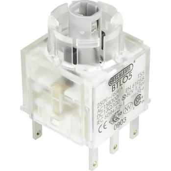 Schlegel BTLO5 spínací kontaktní prvek s objímkou lampičky 2 rozpínací kontakty bez aretace 250 V 1 ks