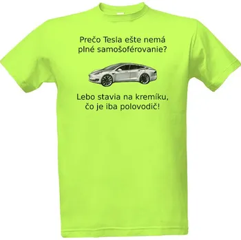 Tričko s potiskem Tesla: vodič vs. polovodič pánské