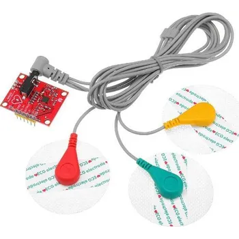 Síťový kabel EKG monitoring srdeční frekvence, modul s AD8232