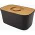 chlebník Joseph Joseph Steel Bread Bin, černý