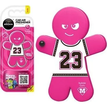 Smyčcová kalafuna Osvěžovač vzduchu AROMA CAR MANNY - Bubble Gum