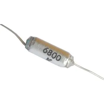 Elektronická součástka 6n8/25V TGL5155, svitkový kondenzátor axiální