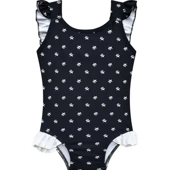 Dívčí plavky Wednesday Addams Dívčí plavky Wednesday Addams, s parukou i bez Varianta: jednodílné plavky, Velikost: 110