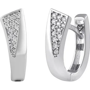 Náušnice Náušnice AGAPI z bílého zlata s čirými zirkony QRGW737K