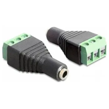 Síťový kabel Zdířka JACK 3,5 stereo se svorkovnicí