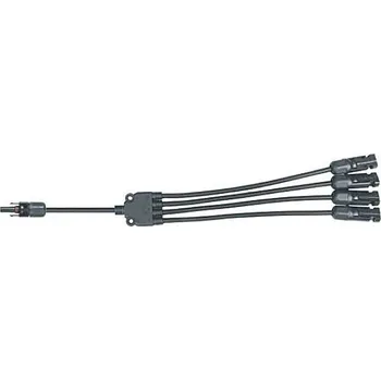 Rozbočení MC-4, 1x zdířka, 4x konektor, kabel 30cm