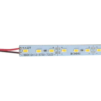LED páska LED pásek 12mm hliníkový, 3000K, 72x LED5730/m, IP20, délka 1m