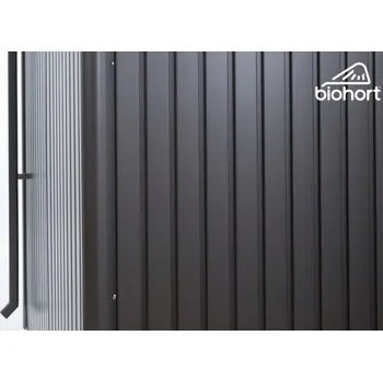 Zahradní domek Biohort Sada okapových svodů pro AVANTGARDE, tmavě šedá metalíza, 2 kusy