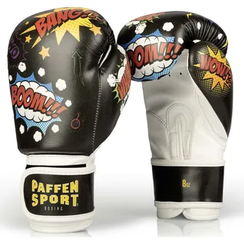 Boxerské rukavice Dětské boxerské rukavice Paffen Sport COMIC - černé