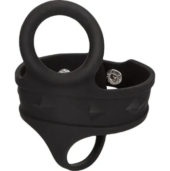 Kroužek na penis CalExotic Silicone TRI-SNAP Ball Spreader - s kupónem KUP15 cena 183 Kč + extra diskrétní expedice