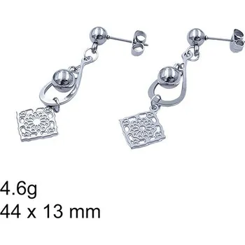 Náušnice Náušnice - Houpací dlouhé - 44 x 13 mm - 4.6g