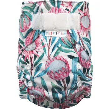 Plenkové kalhoty Breberky BIO Bambusová kapsová plenka (M) - Protea královská SZ