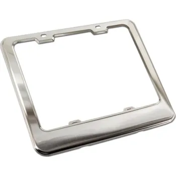 Držák SPZ Avisa Podložka pod SPZ moto nerez světlá matná