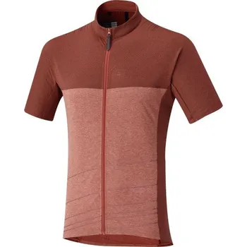 Cyklistické oblečení SHIMANO TRAIL dres, rooibos tea, XXL