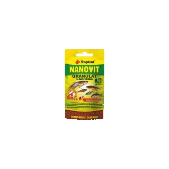 Krmivo pro rybičky TROPICAL- Nanovit granulát (10g sáček )
