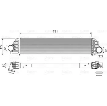 Chladič motoru Chladič turba VALEO 818561