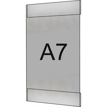 Plastová kapsa antireflexní A7 na výšku typ C PVC-MAT kapsa C A7V - 1 ks