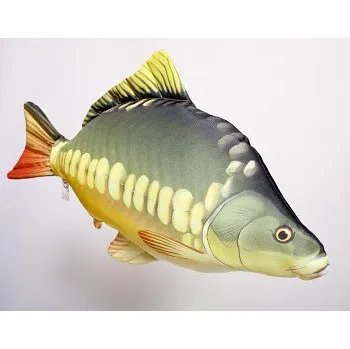 Bytový textil Polštář - kapr lysec 64 cm