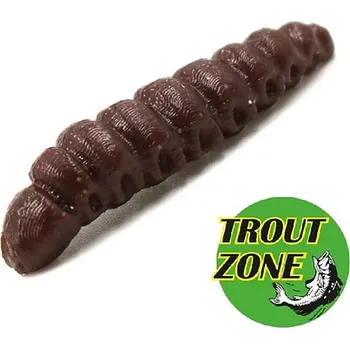 Umělá nástraha Gumová nástraha Trout Zone Dragonfly Larva 1,3" 3,2cm Chocolate 12ks