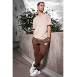 Feeney hnědé tepláky HAREM L Hnědá