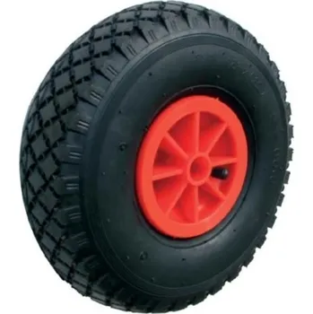 Pojezdové kolečko Kolečko 260 mm nafukovací - kluzné ložisko, plastový disk