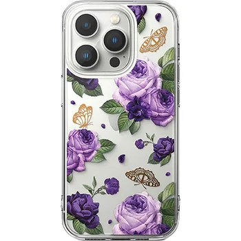 Pouzdro na mobilní telefon Kryt RINGKE Fusion pro Apple iPhone 14 Pro - plastový / gumový - růže - fialový