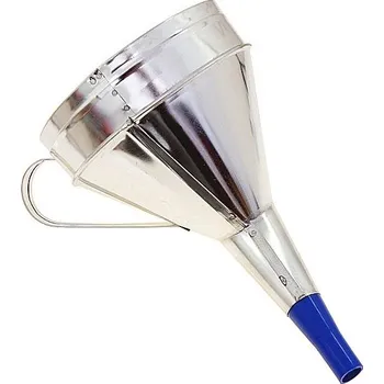 Kanystr Trychtýř kovový šikmý koncovka plastová - prů.16cm, 83462