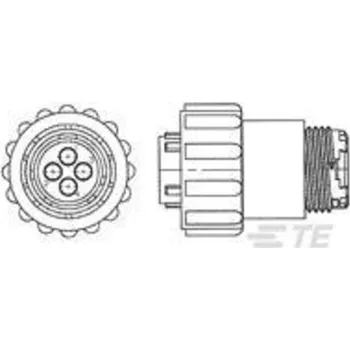Elektrický konektor TE Connectivity 796271-1 kulatý faston, 1 ks