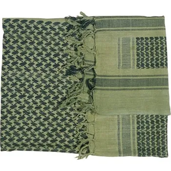 Šála Web-tex šátek SHEMAGH OLIVOVO-ČERNÝ