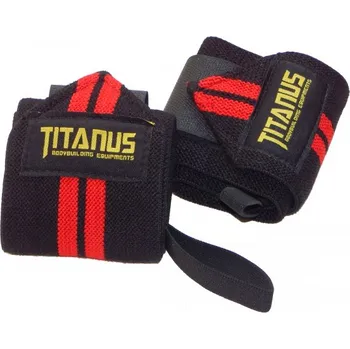 TITANUS bandáže zápěstí (černá/červená)