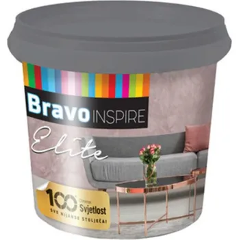 barva na zeď SPEKTROS Barva ELITE dekorativní hladká, tmavě šedá EL18, 1L