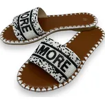 Amore Dámské bílé pantofle 12 Barva: Bílá, Velikost: 37