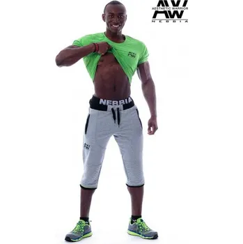 Pánské tričko Nebbia Top 120 - šedá XXL Šedá