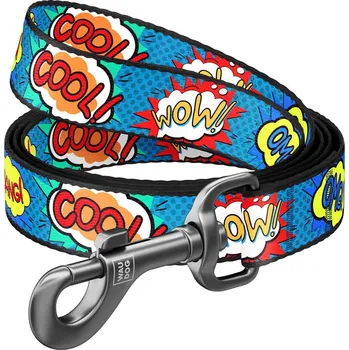 Vodítko pro psa WAUDOG vodítko nylonové OMG! (122cm/2,0cm)